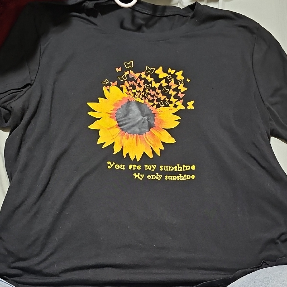 Black Sunflower T-Shirt